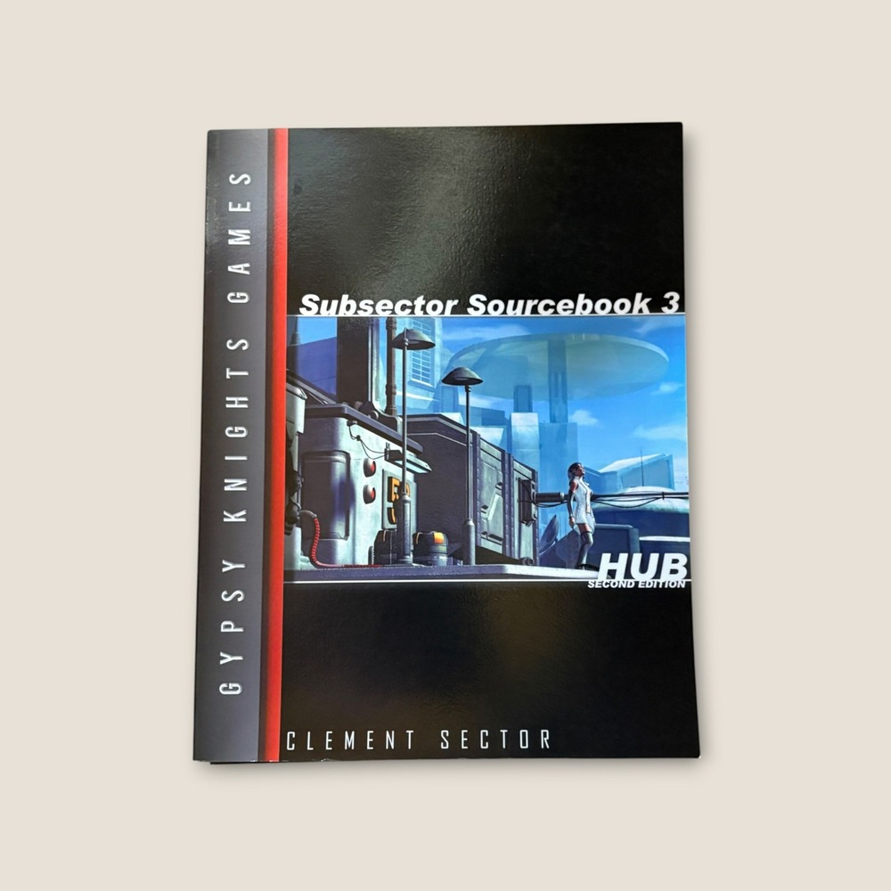 Gypsy Knights Games Subsector Sourcebook 3 Hub 2nd Ed Clement Sector RPG Book Ex